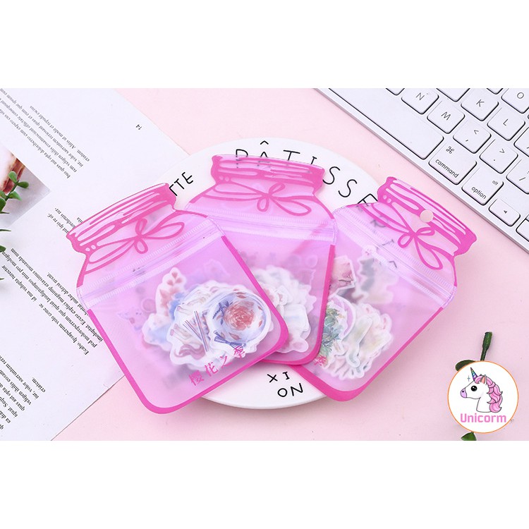 set 40 sticker ngộ nghĩnh phong cách nhật bản - trang trí sổ tay,  sổ planner