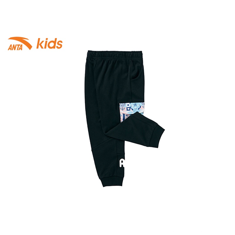 Quần dài thể thao bé gái thương hiệu thời trang Anta Kids 362139501-1