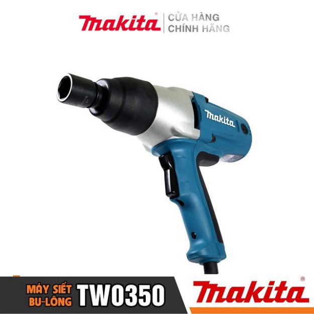 [Hàng Chính Hãng] Máy Siết Bu Lông Makita TW0350 (400W), Bảo Hành Toàn Quốc