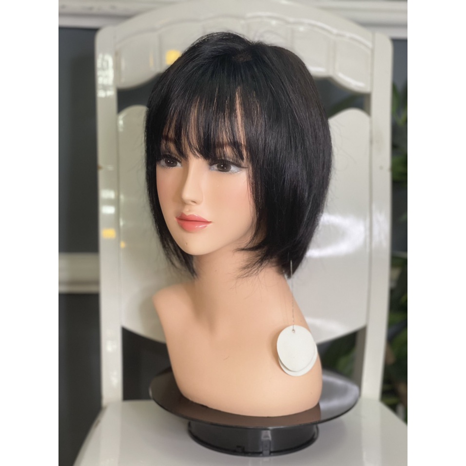 Tóc bộ cả đầu bằng tóc thật 100% video- hình shop tự chụp