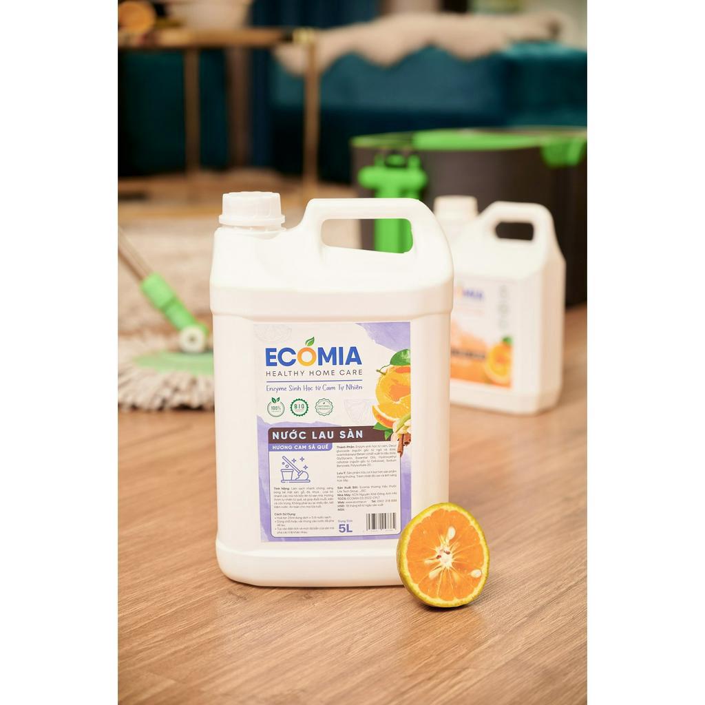 Nước lau sàn hữu cơ Ecomia hương cam 1 Lít
