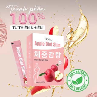 Thạch Táo Giảm Cân Apple Diet Slim Hemia - Giảm Béo, Giảm Cân, Giảm Mỡ