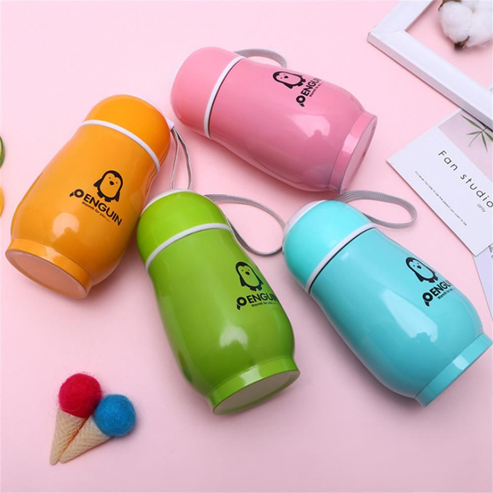 Bình Nước Giữ Nhiệt Bằng Thép Không Gỉ Nhiều Màu Sắc Dung Tích 300ml Chống Bỏng Tiện Lợi