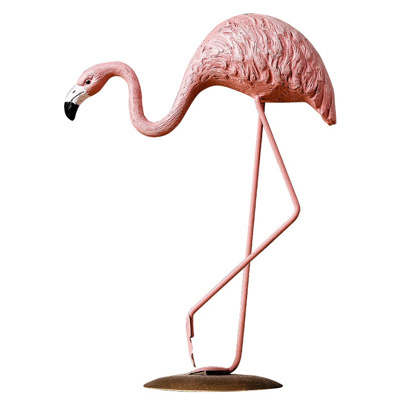 Tượng chim hồng hạc trang trí phong cách Bắc Âu