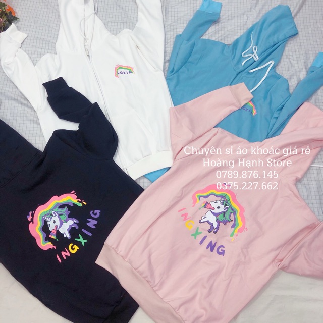 Áo khoác nam nữ nỉ ngoại dây kéo kì lân ảnh chụp thật | BigBuy360 - bigbuy360.vn