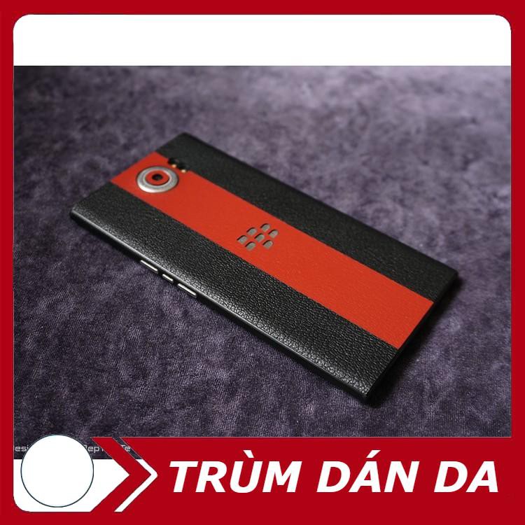 Miếng dán da điện thoại Priv - 3 sọc đỏ đen - D1,6