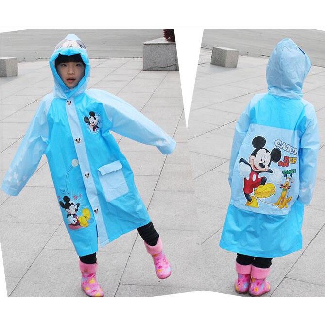 Áo mưa trẻ em kiểu dáng hoạt hình | Áo khoác đi mưa cho bé trai và bé gái