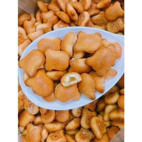 Combo 500g bánh gấu THIÊN HỒNG món ăn vặt ngon đã nghiền