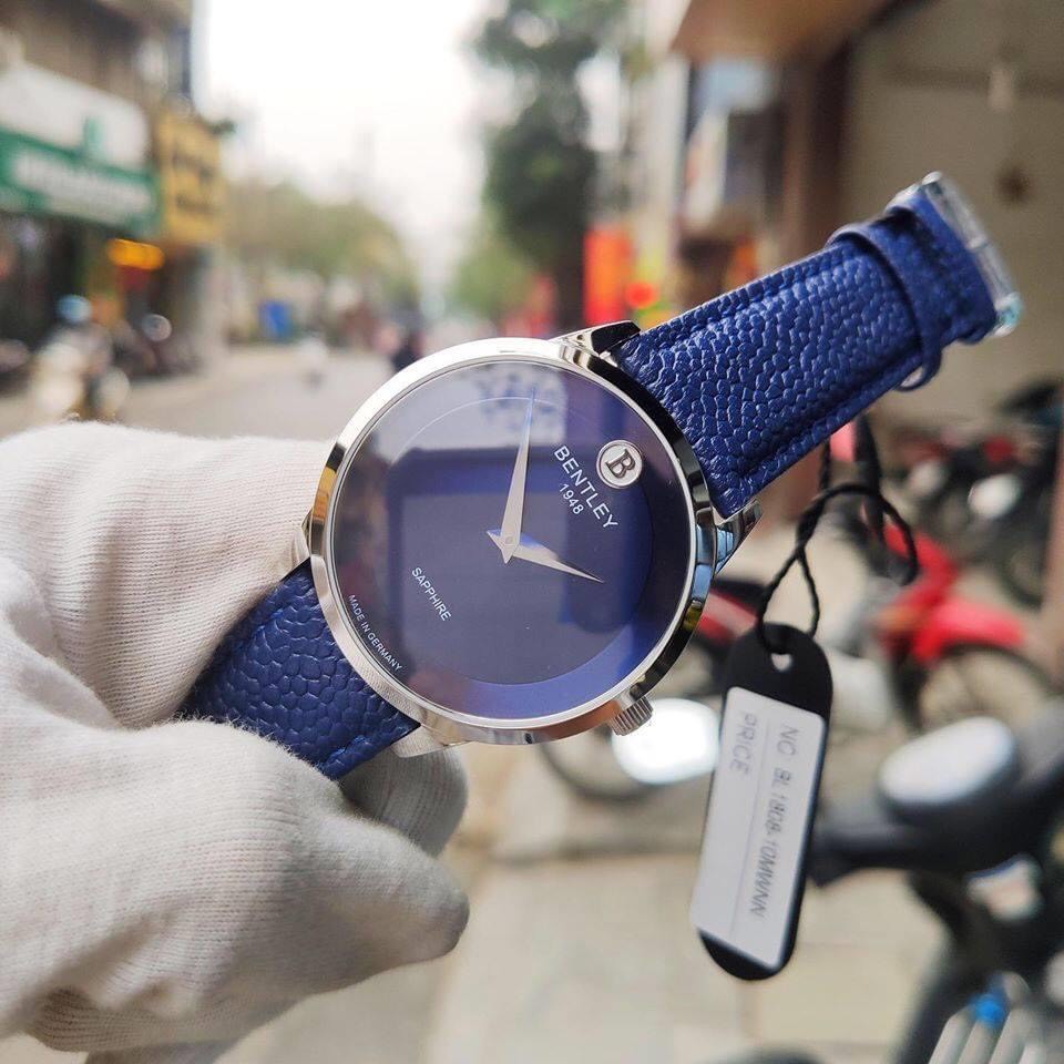 Đồng hồ nam dây da mặt kính chống xước Bentley BL1808 BL1808-10 BL1808-10MWNN