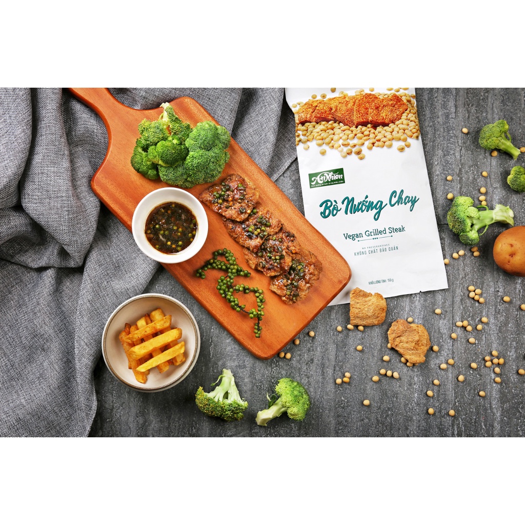 [HÀNG CÔNG TY] 1KG Bò Nướng Chay An Nhiên, Thịt Chay, Thực Phẩm Chay Dinh Dưỡng, Thuần Chay Healthy, Đồ Ăn Chay