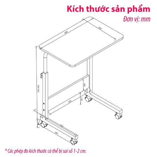 BG Bàn xếp đa năng cao cấp nhiều tiện ích làm việc học tập mẫu T8120 NEW | BigBuy360 - bigbuy360.vn