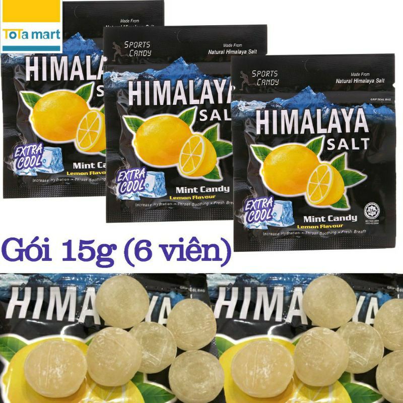 Kẹo chanh muối bạc hà hymalaya