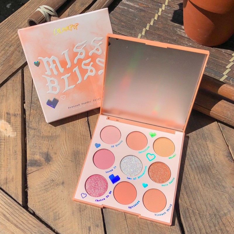 Bảng mắt Colourpop Miss Blish tông hồng cam đào nhập khẩu từ Mỹ