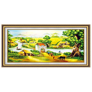 Tranh Thêu Chữ Thập (THÊU TOÀN BỘ) Được Mùa 88905 (KHÁCH TỰ THÊU) KT:76X45CM