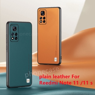 Ốp điện thoại TPU mềm chống sốc phối da sang trọng dành cho Xiaomi Redmi Note 11 11s pro 4G 5G Note11
