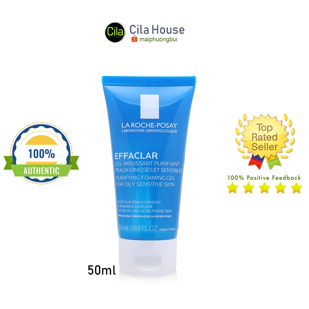 Sữa Rửa Mặt La Roche - Posay Effaclar Purifying Foaming Gel 50ml