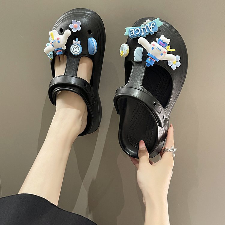 Dép sục cross hàng nâng đế kèm stick siêu xinh, siêu dáng yêu MSP: 2616-THỎ