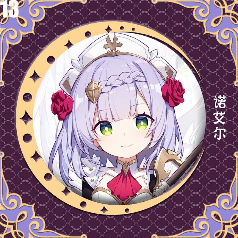 Huy Hiệu Va Chạm Nahida Nilou Hutao Xiao Zhongli Genshin