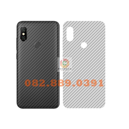 Miếng dán mặt lưng skin carbon Xiaomi A1/A2 Lite/A2/A3