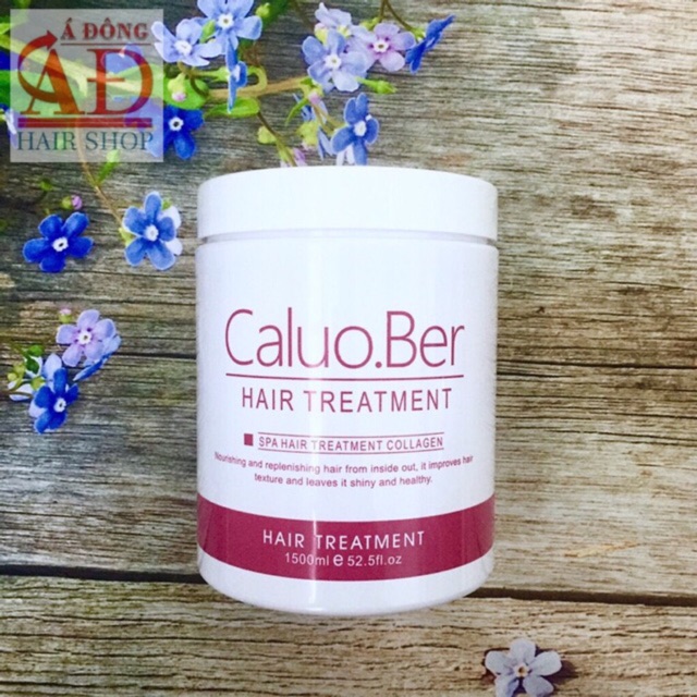 [+Tặng mũ trùm][Chính hãng] Dầu hấp ủ tóc siêu mượt collagen Caluo.Ber Hair Spa Treatment dạng kem bơ 1500ml