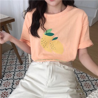 Áo Phông Quả Chanh ( Ảnh cận chất )