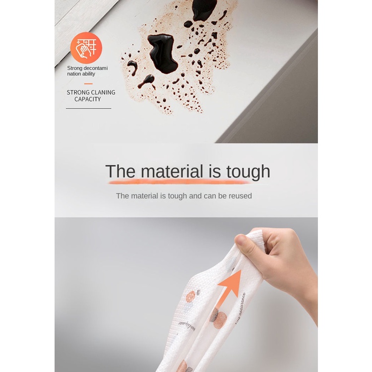 Cuộn Khăn Giấy Lau Chén Đĩa Hai Công Dụng Dùng Một Lần Cho Nhà Bếp