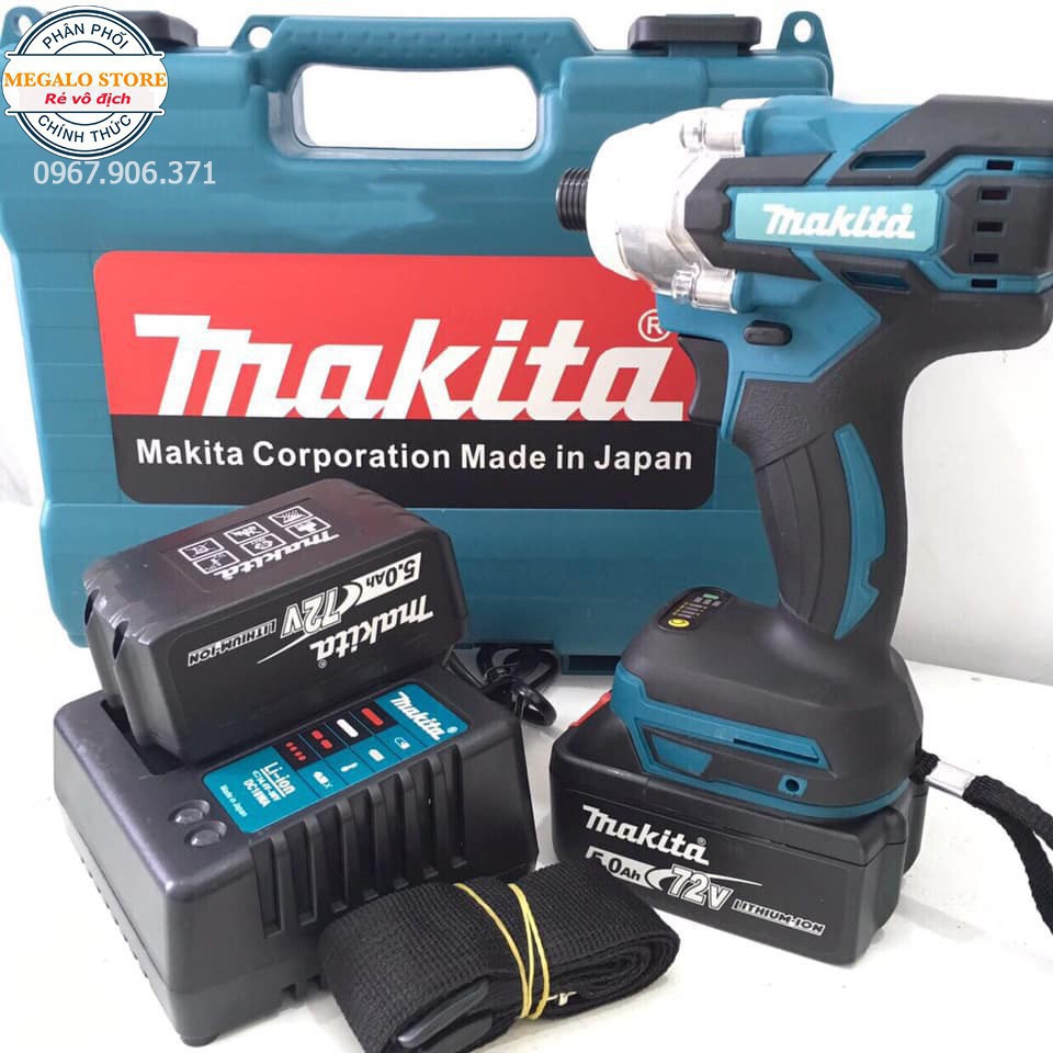 Máy Bắn Vít Chuyên Dụng Makita 72V, Model DTW 285 mẫu mới 2020