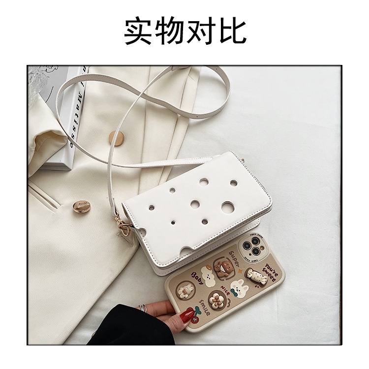 Túi Đeo JASMIN NOIR Chéo Da PU Phong Cách Retro Đơn Giản