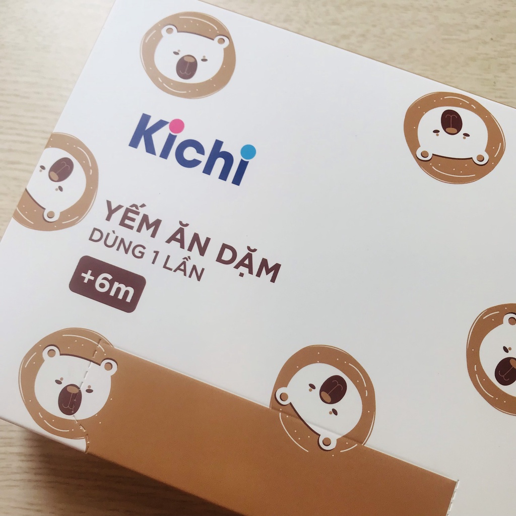 Yếm Ăn Dặm Cho Bé Dùng 1 Lần Kichilachi 6M+ Làm Bằng Giấy 3 Lớp Chống Thấm Có Miếng Dán Chắc Chắn