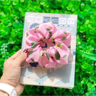 Dây buộc tóc Srunchies lụa hình cartoon dễ thương
