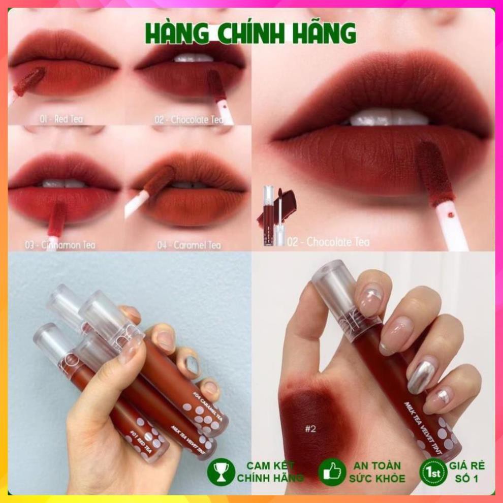 Son Kem Lì, Mịn Mượt Như Nhung Romand Milk Tea Velvet Tint
