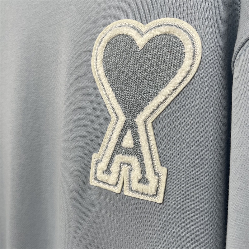 AMI De Coeur Áo sweater cotton cổ tròn thêu hình trái tim lớn cho cặp đôi # 2 | BigBuy360 - bigbuy360.vn