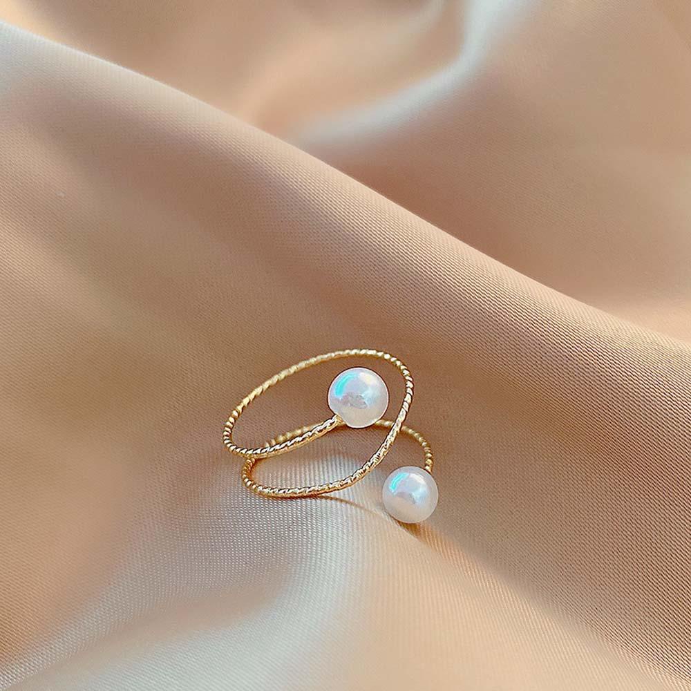 Mxbeauty Nhẫn Hở Bằng Hợp Kim Phong Cách Hàn Quốc Dành Cho Nữ