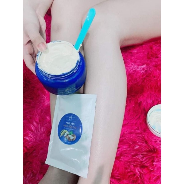 kem body miss white tặng muối tắm sp CTY giáng Kiều