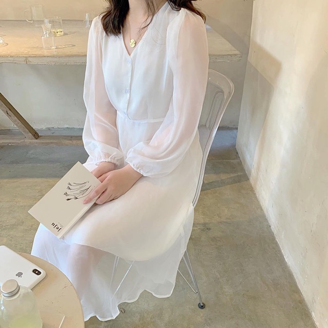Váy Mei chất voan tơ