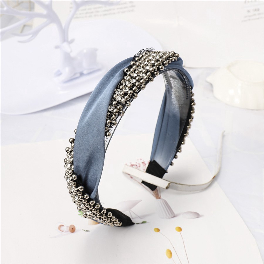 Băng đô cài tóc đính hạt phong cách Hàn Quốc thời trang cho nữ