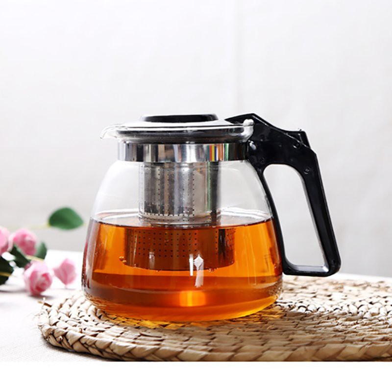 Bình lọc trà thủy tinh cao cấp - 700Ml tặng kèm 4 ly