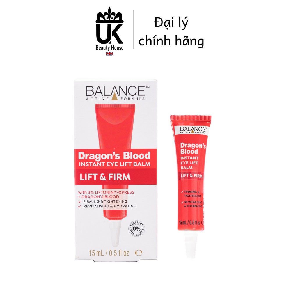 Kem mắt Máu Rồng chống lão hóa, giảm thâm Dragon's Blood Balance Active Formula 15ml