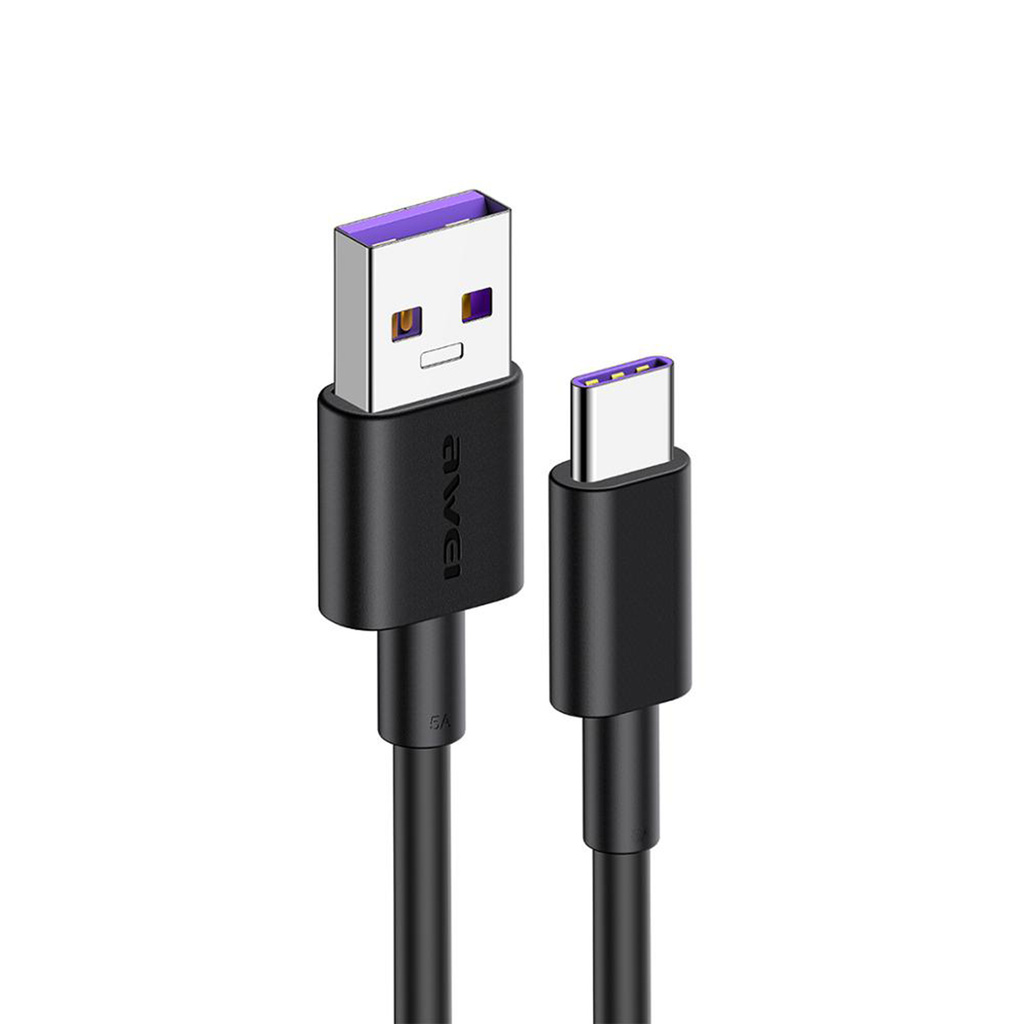 HUAWEI Dây Cáp Sạc Nhanh Usb Type C 5awei Cl-77T Bằng Hợp Kim Nhôm Tiện Dụng