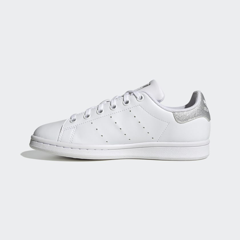 Giày Sneaker Thời Trang Nữ Adidas Stansmith K Fw1129 “Silver” - Hàng Chính Hãng - Bounty Sneakers