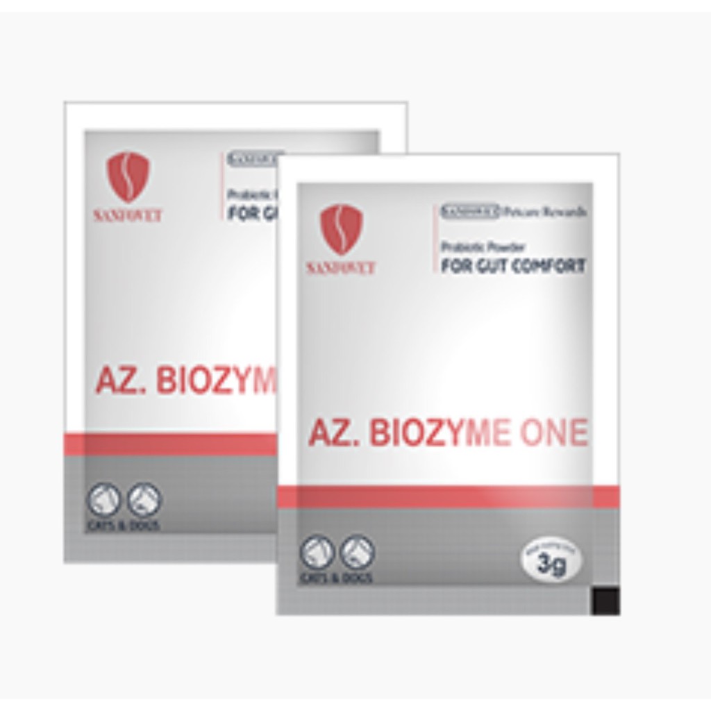 Bột tiêu hóa chó mèo Biozyme Sanfovet Hàn Quốc