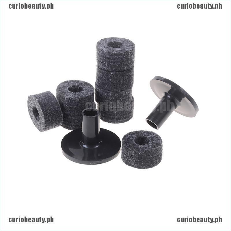 Set 8 Vòng Đệm 25mm Và 2 Miếng Đệm Cymbal Cho Trống