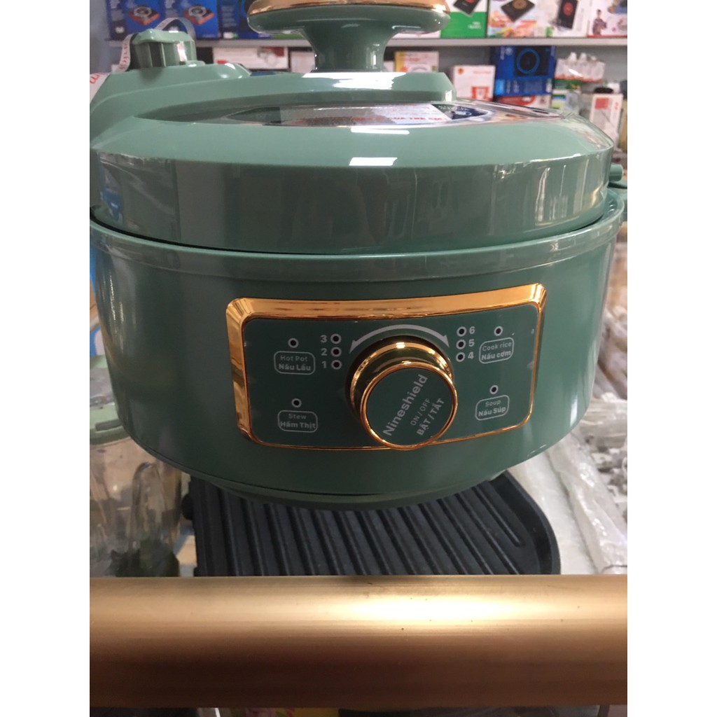 Nồi Áp Suất Điện Đa Năng Nội Địa Trung Dung Tích 3L, Nấu Nướng Đa Dạng, Nấu Lẩu, Nấu Cơm, Hầm, Nấu Soup, Chiên, Xào...
