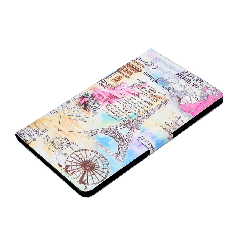 Vỏ bảo vệ Samsung Galaxy Tab A 10.1 2019 Ốp lưng SM-T510 T515 Protector Paris Feather Be free love heart printing