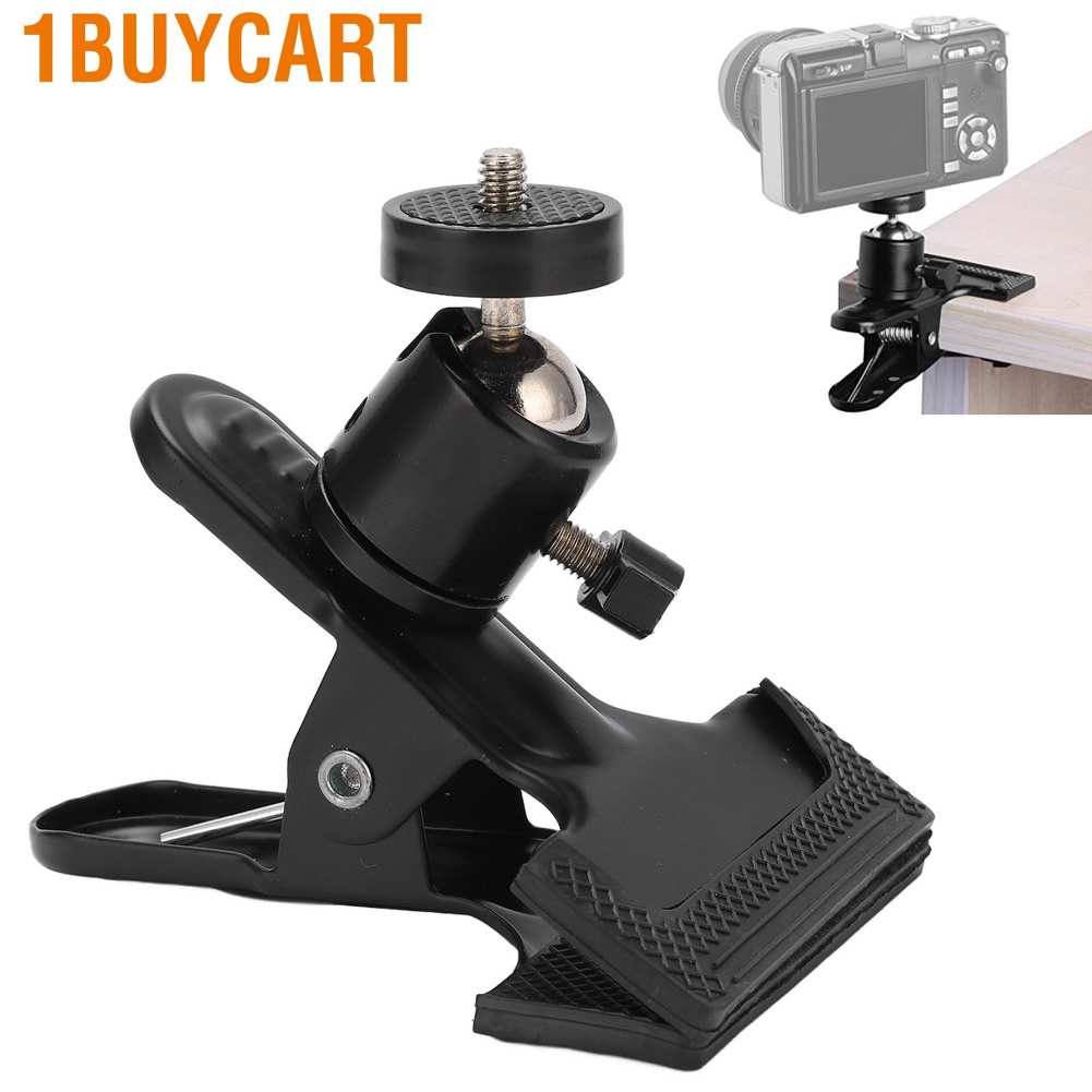 1 kẹp giá đỡ ba chân có đầu bi xoay 360 độ cho máy ảnh