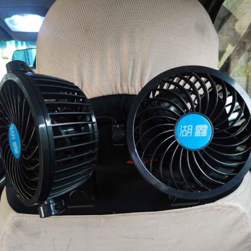 Quạt Hai Đầu Xoay 360 Độ Cho Xe Sedan SUV RV / Tàu Thuyền