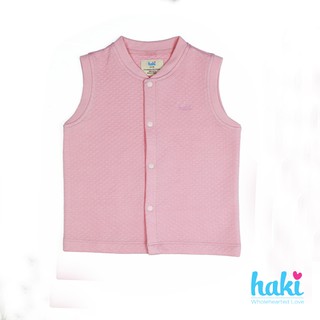 Áo gile cổ bo cho bé vải sợi tre chần bông cao cấp Haki, áo khoác mùa đông chất liệu Bamboo từ 4-15kg BB018