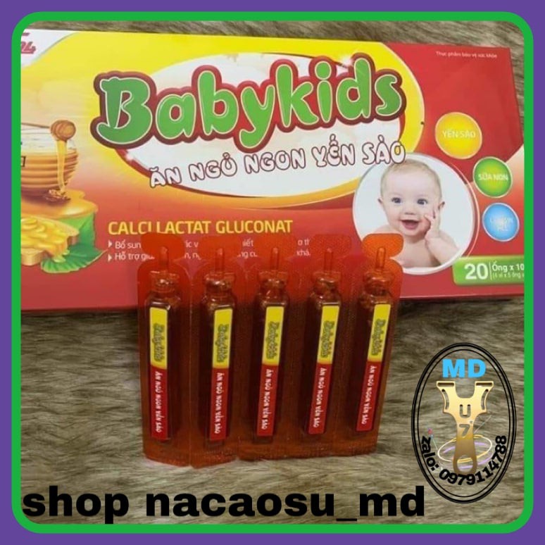 (combo10 hộp) BabyKids ăn ngủ ngon yến sào❣️BABYKIDS CHÍNH HÃNG❣️ BABYKID ĂN NGON-TẠM BIỆT BIẾNG ĂN