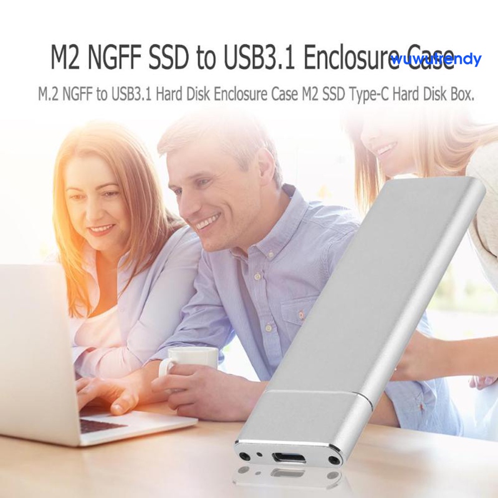 Vỏ Ổ Cứng Ssd M.2 Ngff Sang Usb 3.1 Tốc Độ Cao Bằng Hợp Kim Nhôm Ốp | BigBuy360 - bigbuy360.vn