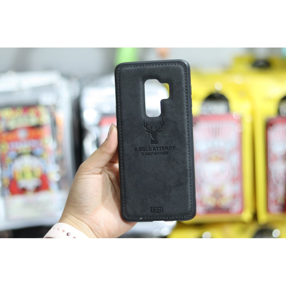 [Freeship toàn quốc từ 50k] ỐP LƯNG SAMSUNG GALAXY S9 , S9 PLUS ỐP TPU VẢI JEAN KHẮC NAI CAO CẤP